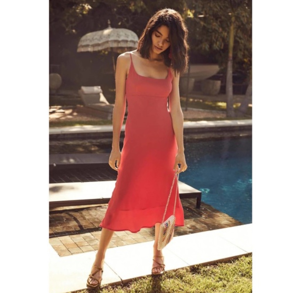 ASTR the label Joan Red Strap Sundress